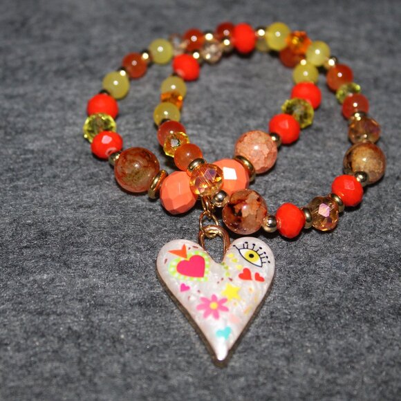 Handmade Bracelet Set - Size 6 1/2 - Picture 2 of 3